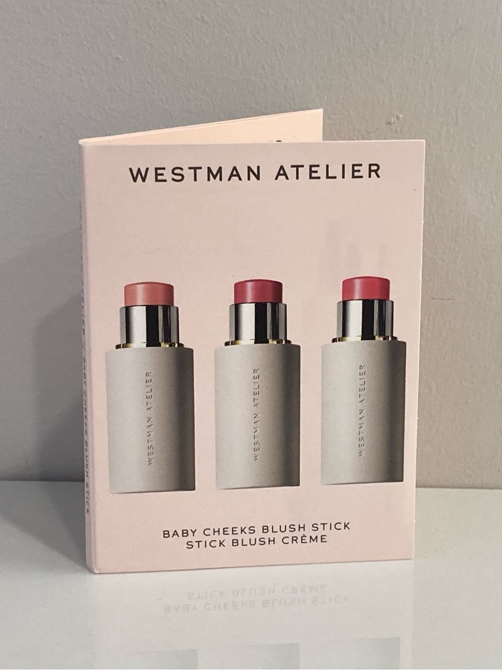 3/$30 WESTMAN ATELIER Baby Cheeks Blush Stick Trio Sampler Card New Sealed